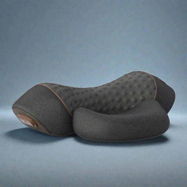 VibraKissen Massagekissen | Sanfte Vibration &amp; Wärmefunktion | Ergonomisch &amp; USB-Aufladbar | Für Nacken &amp; Schultern
