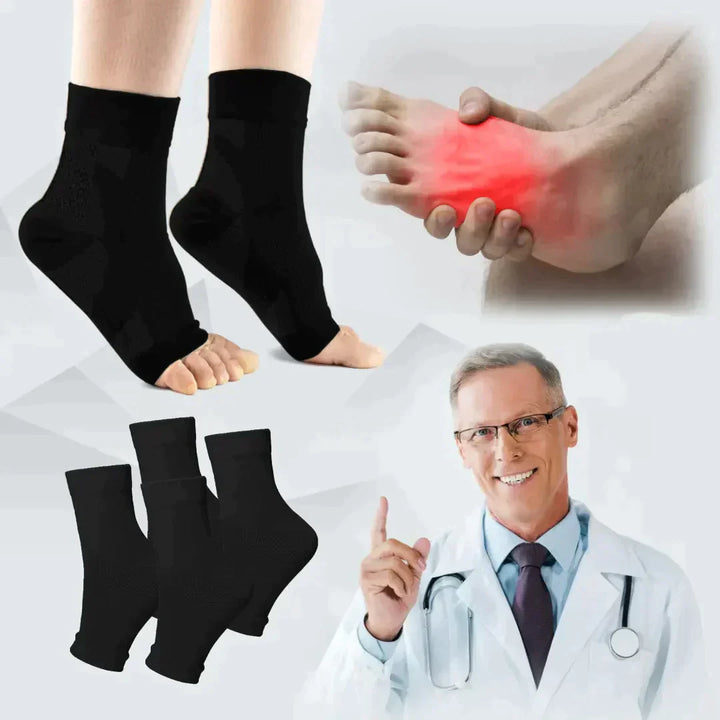 Chaussettes NeuroFlex | Favorisent la circulation sanguine &amp; le confort des pieds | Respirantes &amp; de soutien | Pour pieds sensibles
