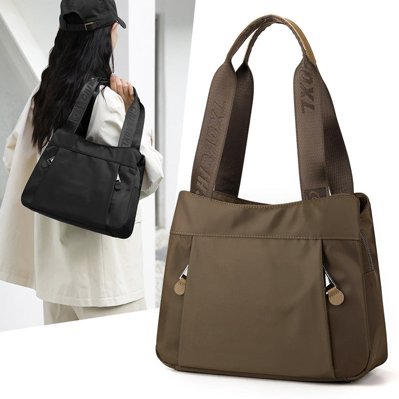 Damen Umhängetasche | Wasserabweisende Nylon Crossbody Bag mit mehreren Fächern