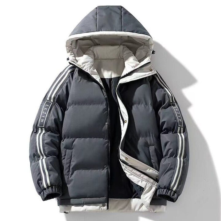 Damen isolierte Winterjacke mit Kapuze | Warm gefütterte winddichte Jacke mit verstellbarer Kapuze für Alltag und Freizeit
