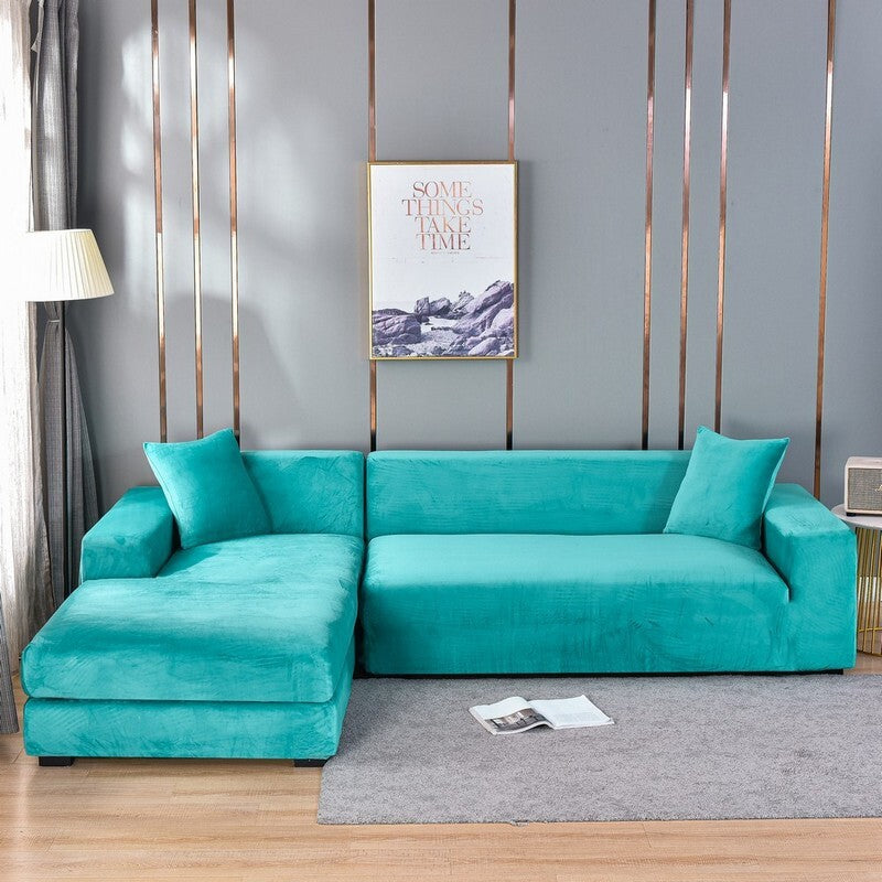 Copertura divano elastica in velluto SamtSchild™