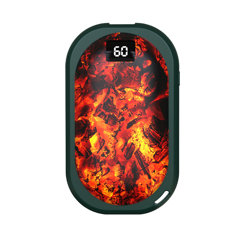 USB Handwärmer Damen | Wiederaufladbarer Taschenwärmer mit Temperaturregelung und LED-Display für Büro, Outdoor und unterwegs