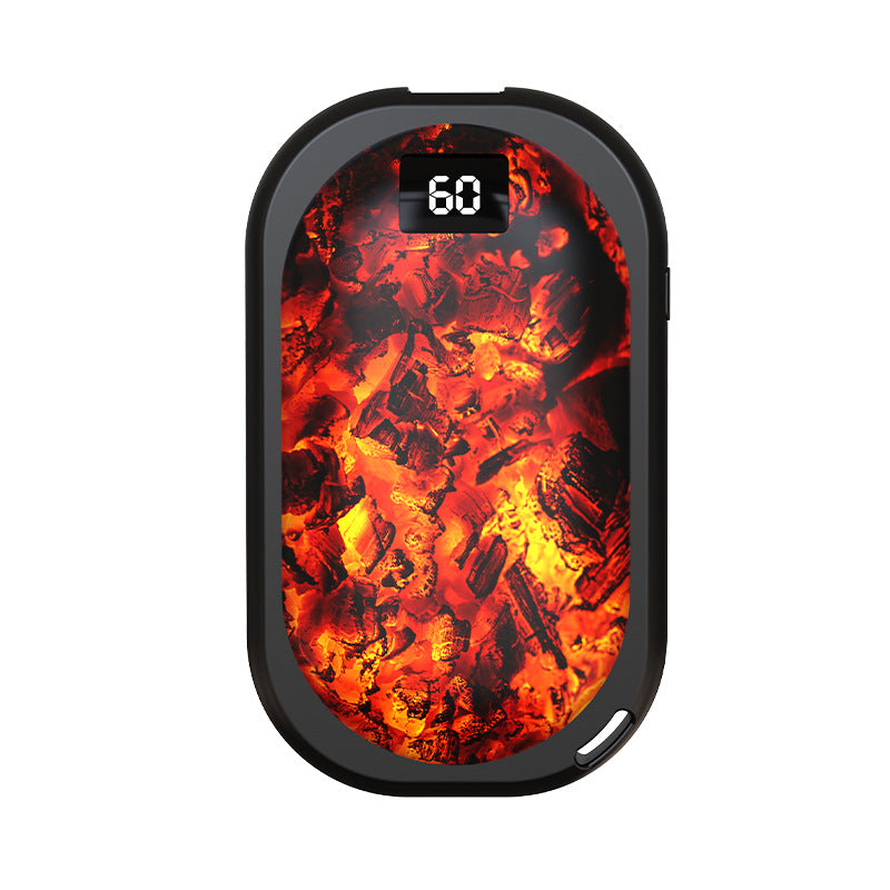 USB Handwärmer Damen | Wiederaufladbarer Taschenwärmer mit Temperaturregelung und LED-Display für Büro, Outdoor und unterwegs