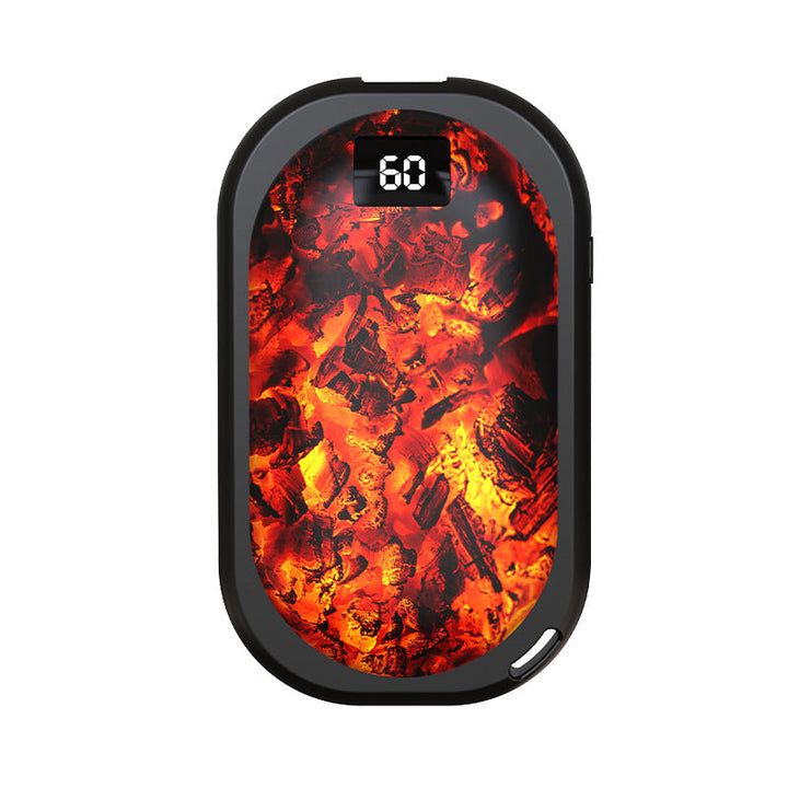 USB Handwärmer Damen | Wiederaufladbarer Taschenwärmer mit Temperaturregelung und LED-Display für Büro, Outdoor und unterwegs
