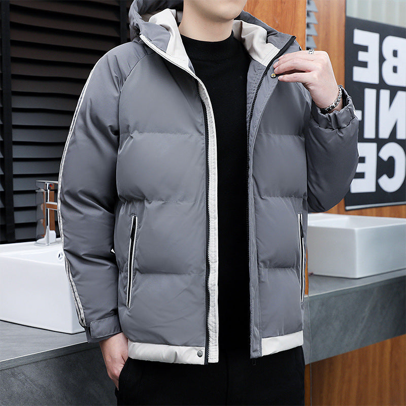 Damen Steppjacke mit Kapuze | Wasserabweisende Winterjacke mit Kordelzug und Reißverschlusstaschen für Stadt und Freizeit