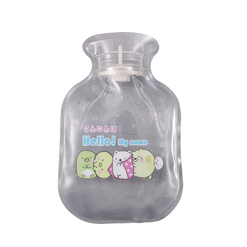 Wärmflasche mit Tiermotiv | BPA-freie Wärmflasche mit kreativem Tierdesign für Zuhause, Büro, Reisen und kalte Winterabende