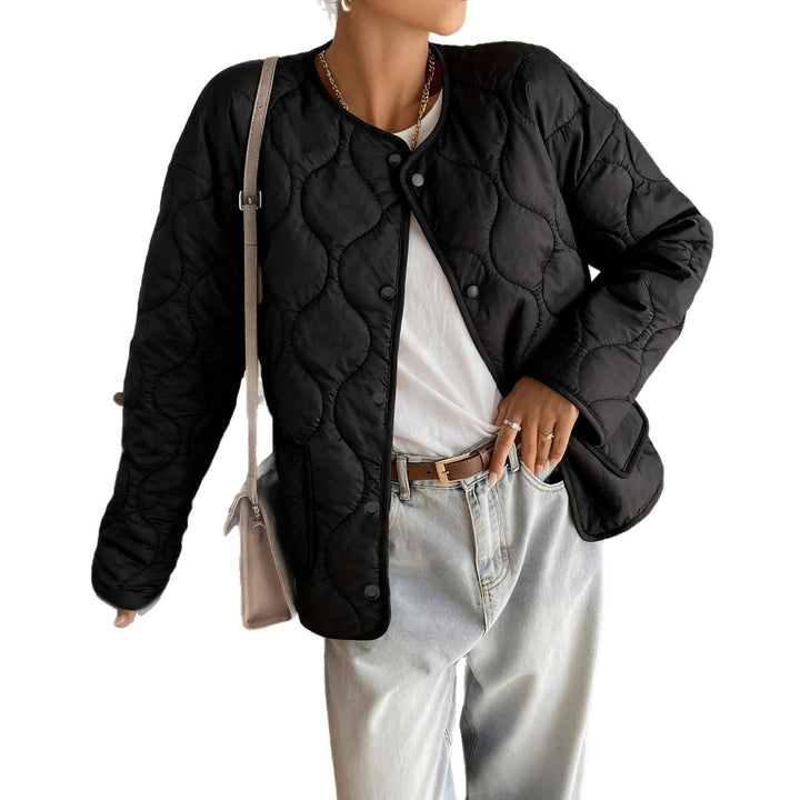 Damen Steppjacke mit Seitentaschen | Leichte Übergangsjacke mit modernem Steppmuster und bequemer Passform für den Alltag