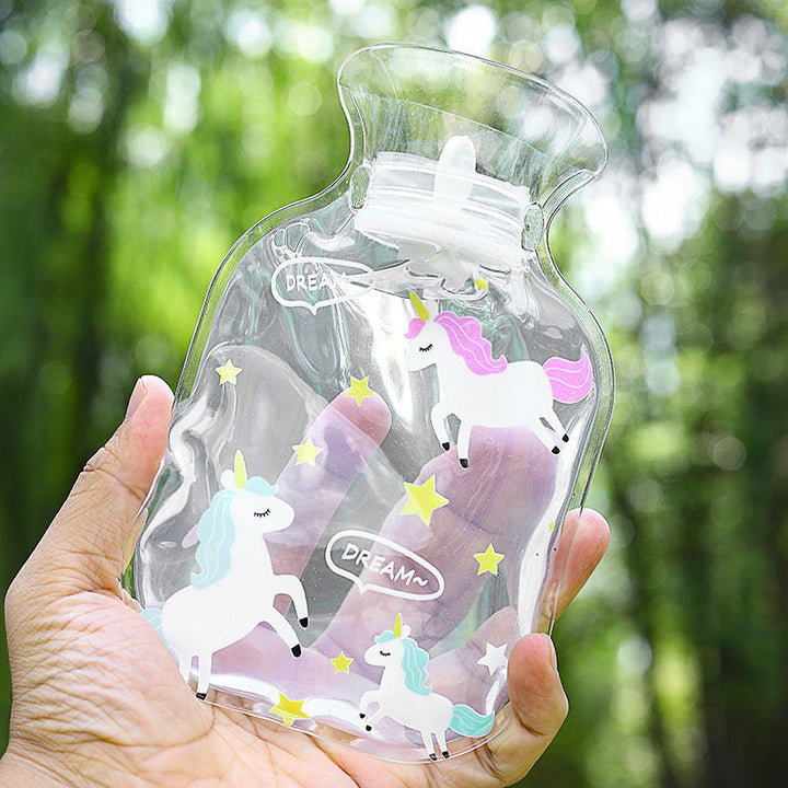 Wärmflasche mit Tiermotiv | BPA-freie Wärmflasche mit kreativem Tierdesign für Zuhause, Büro, Reisen und kalte Winterabende