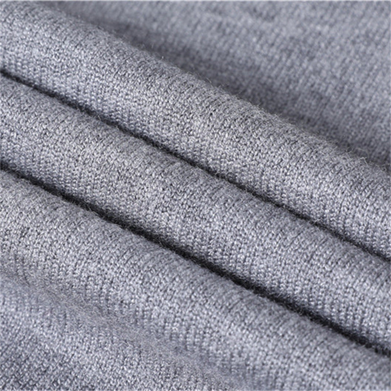 Herren Rollkragenpullover aus 100% Wolle | Warmer Wollpullover mit Rippstrickbündchen für Büro, Freizeit und kalte Tage