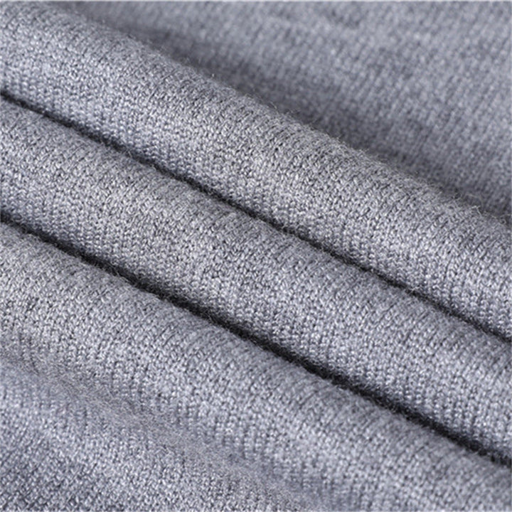 Herren Rollkragenpullover aus 100% Wolle | Warmer Wollpullover mit Rippstrickbündchen für Büro, Freizeit und kalte Tage
