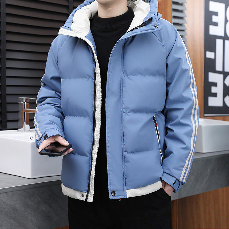Damen Steppjacke mit Kapuze | Wasserabweisende Winterjacke mit Kordelzug und Reißverschlusstaschen für Stadt und Freizeit