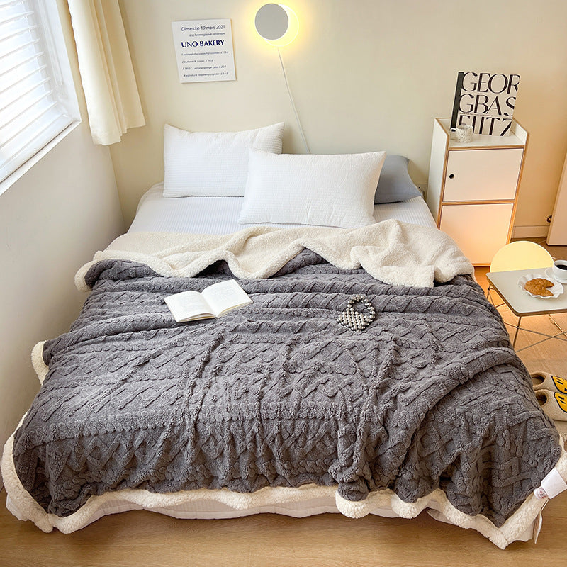 Kuscheldecke Damen | Weiche atmungsaktive Wohndecke für Sofa und Bett | Maschinenwaschbar und schnelltrocknend