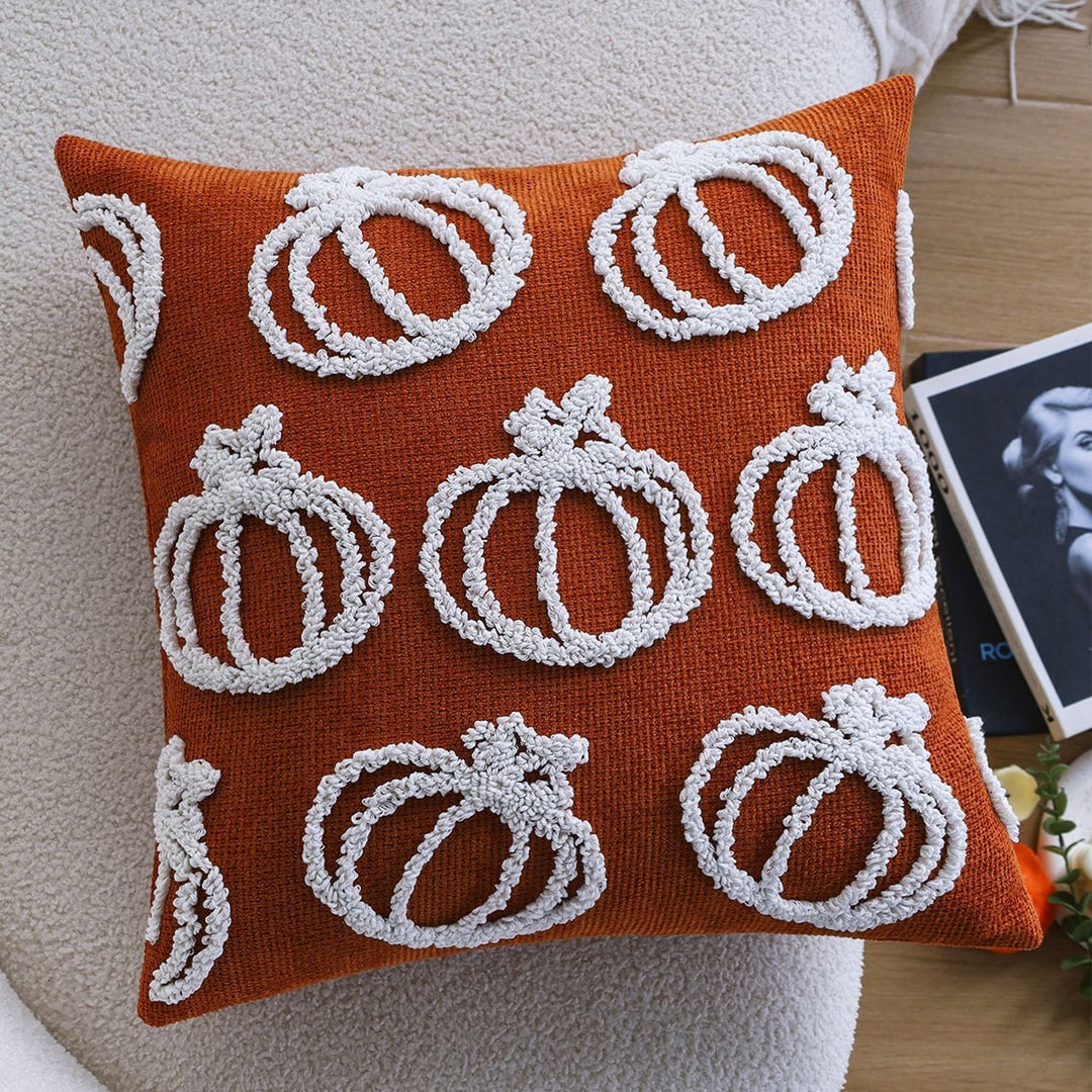 Kissenbezug rechteckig aus flauschigem Plüsch | Dekokissenbezug mit Streifen-Relief und verdecktem Reißverschluss für Sofa und Bett