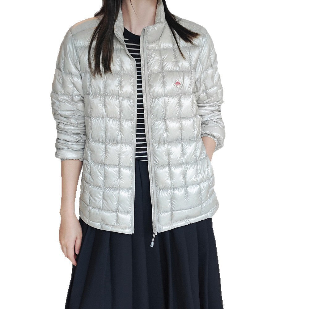 Damen Steppjacke glänzend | Leichte Übergangsjacke mit Wärmeisolierung, atmungsaktivem Stoff und praktischen Seitentaschen