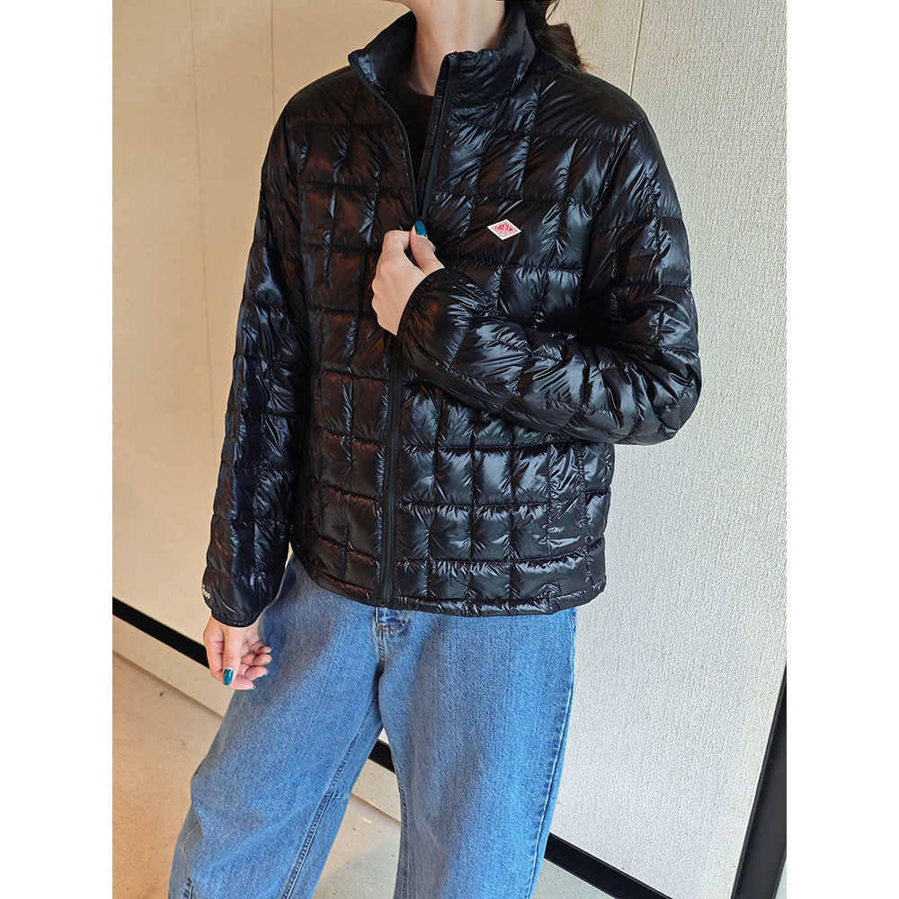 Damen Steppjacke glänzend | Leichte Übergangsjacke mit Wärmeisolierung, atmungsaktivem Stoff und praktischen Seitentaschen