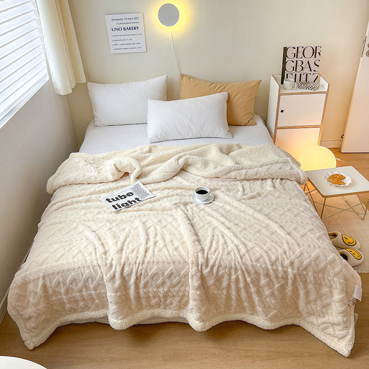 Kuscheldecke Damen | Weiche atmungsaktive Wohndecke für Sofa und Bett | Maschinenwaschbar und schnelltrocknend