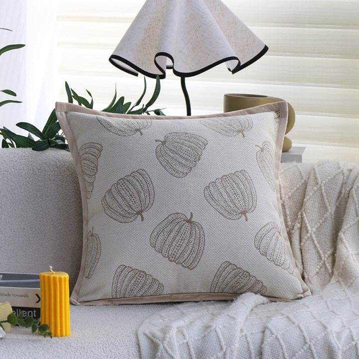 Kissenbezug rechteckig aus flauschigem Plüsch | Dekokissenbezug mit Streifen-Relief und verdecktem Reißverschluss für Sofa und Bett