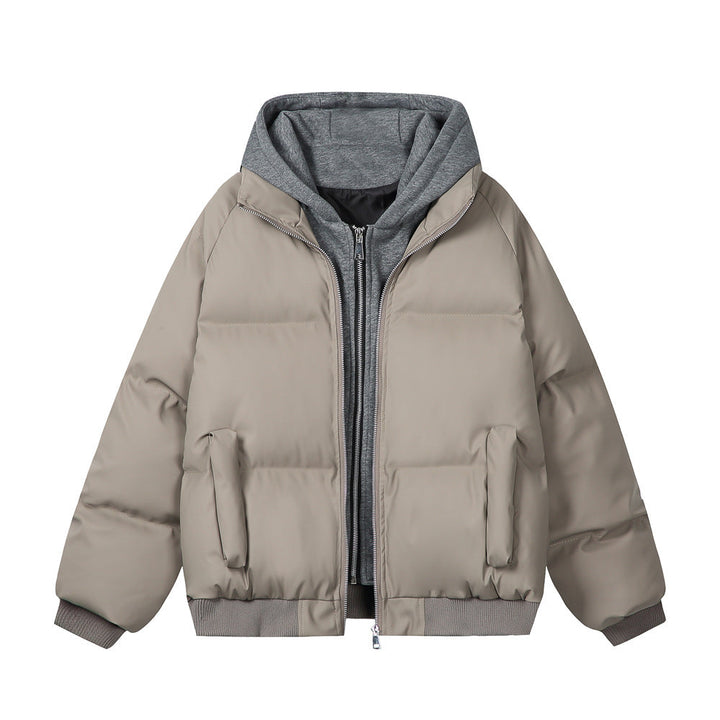 Damen Steppjacke mit abnehmbarer Kapuze | Warm gefütterte Übergangsjacke mit atmungsaktivem Stoff und geräumigen Taschen