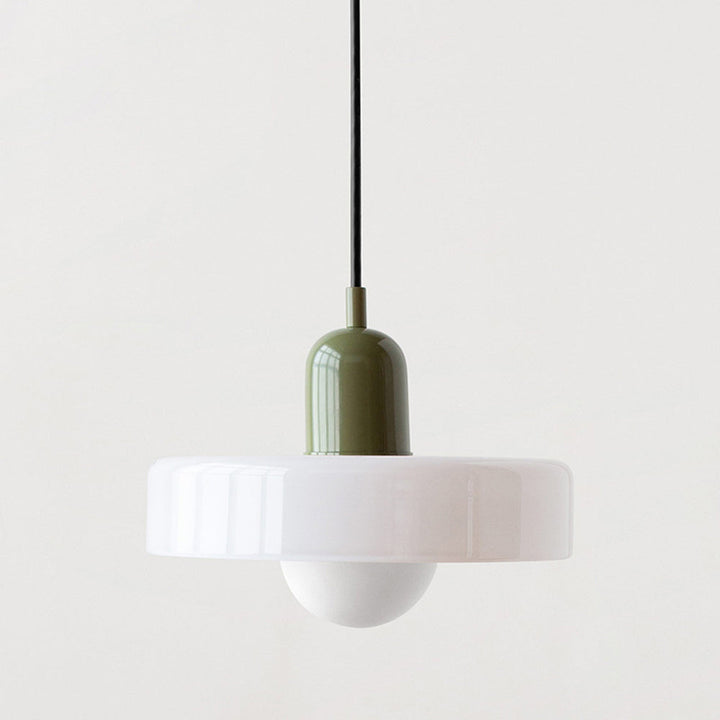 Pendant lamp made of metal &amp; glass with stained glass look | Ø25/Ø35 cm, G9 socket | Adjustable suspension | Crystal look
