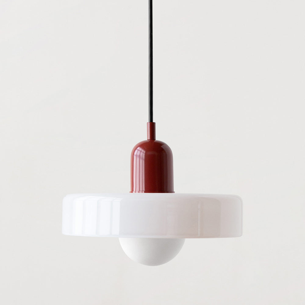 Pendant lamp made of metal &amp; glass with stained glass look | Ø25/Ø35 cm, G9 socket | Adjustable suspension | Crystal look