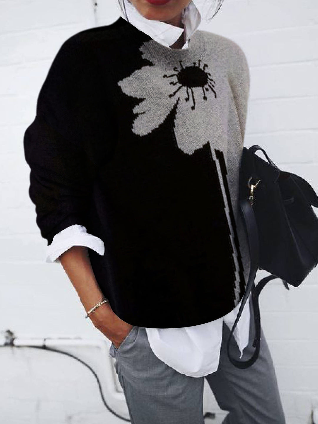 Charlotte | Pull stylé imprimé