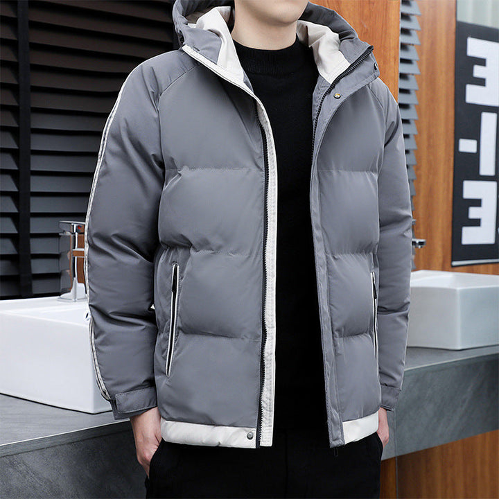 Damen Steppjacke mit Kapuze | Wasserabweisende Winterjacke mit Kordelzug und Reißverschlusstaschen für Stadt und Freizeit