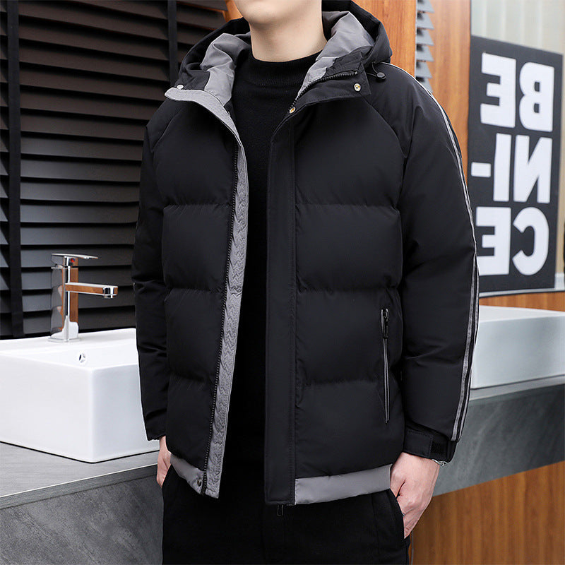 Damen Steppjacke mit Kapuze | Wasserabweisende Winterjacke mit Kordelzug und Reißverschlusstaschen für Stadt und Freizeit