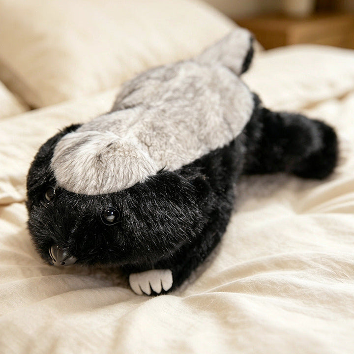 Schnabeltier Kuschelkissen aus Plüsch | Weiches Plüschtier mit gewichtetem Körper und gestickten Krallen zum Kuscheln