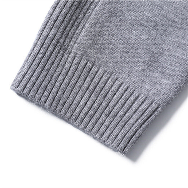 Herren Rollkragenpullover aus 100% Wolle | Warmer Wollpullover mit Rippstrickbündchen für Büro, Freizeit und kalte Tage