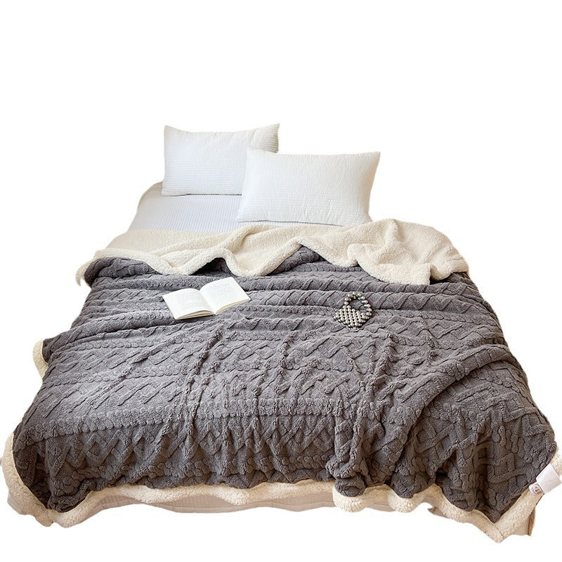 Kuscheldecke Damen | Weiche atmungsaktive Wohndecke für Sofa und Bett | Maschinenwaschbar und schnelltrocknend