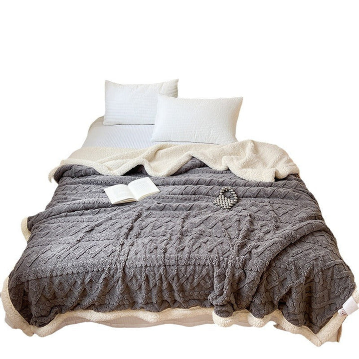 Kuscheldecke Damen | Weiche atmungsaktive Wohndecke für Sofa und Bett | Maschinenwaschbar und schnelltrocknend