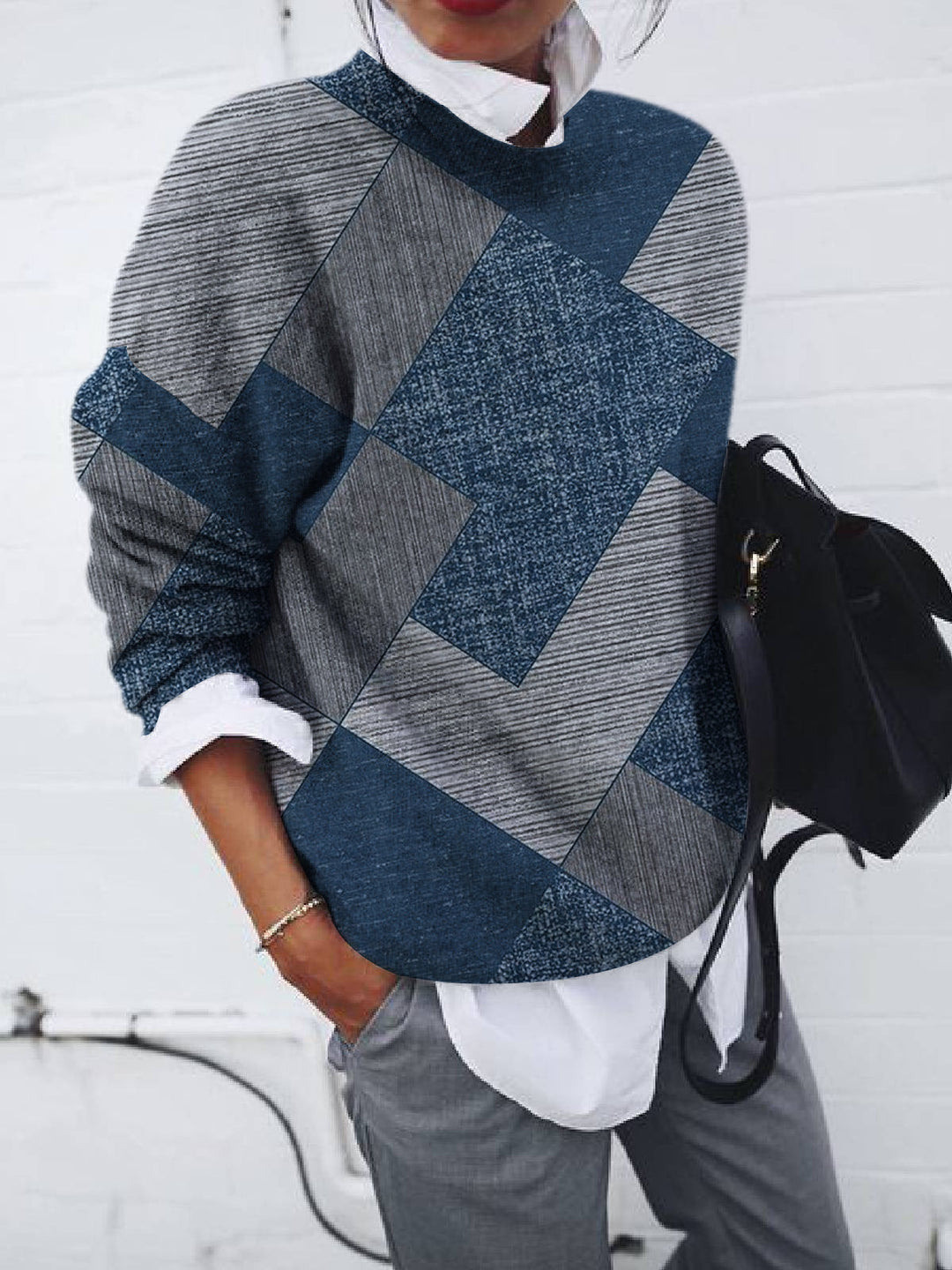 Charlotte | Pull stylé imprimé
