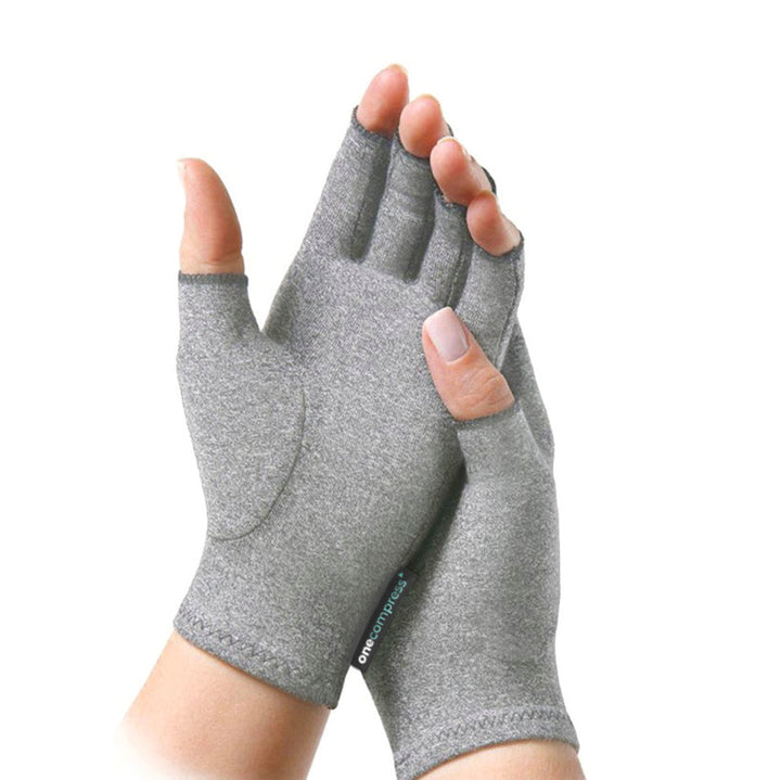 Guanti compressivi in fibra di bambù | Punta dita aperte per uso quotidiano e lavoro | Supporto per mani rigide e affaticate