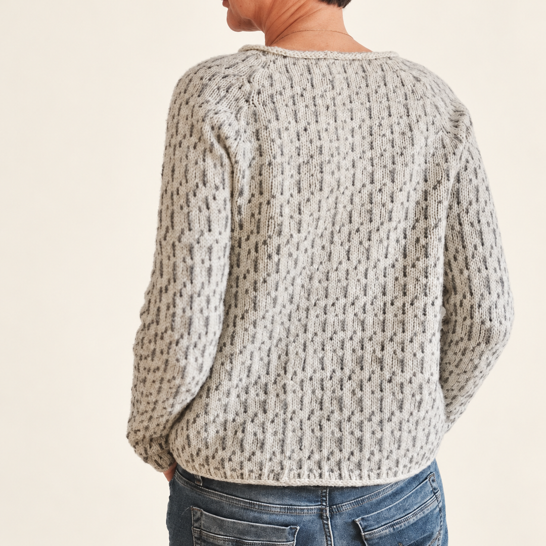 Damen Strickpullover mit lockerer Passform | Bequemer Pullover mit dezenter Strickstruktur für Alltag, Büro und Freizeit