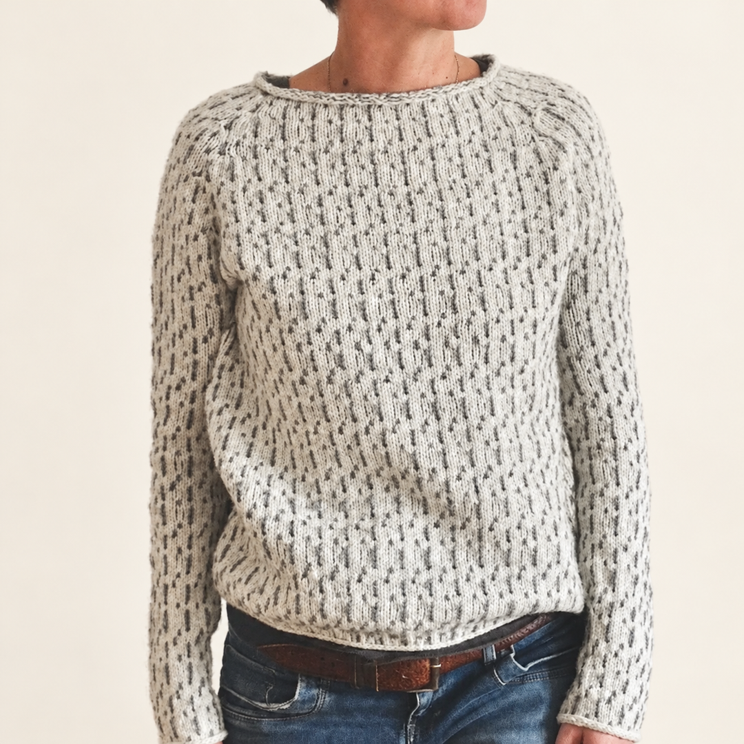 Damen Strickpullover mit lockerer Passform | Bequemer Pullover mit dezenter Strickstruktur für Alltag, Büro und Freizeit