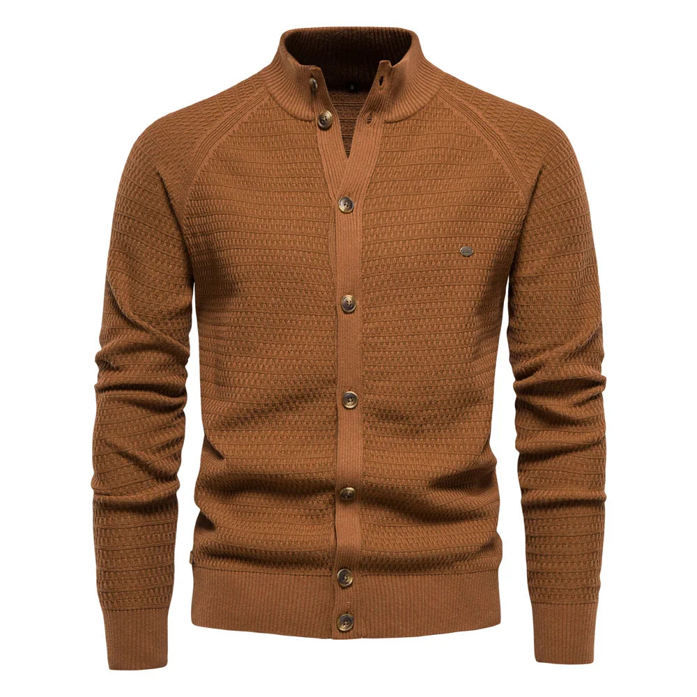 Damen Strickjacke mit Zopfmuster | Warmer Cardigan mit weichem, dichtem Strick und klassischem Design für Herbst und Winter