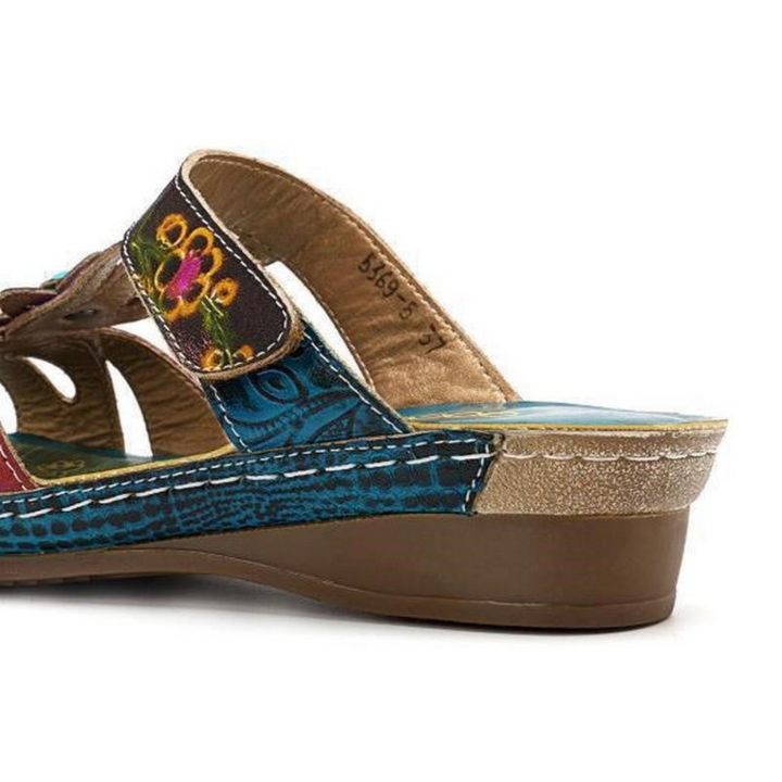 Sandales confortables pour femmes avec soutien de la voûte plantaire | Légères et respirantes | Semelle intérieure flexible et confortable | Plateforme 2–5 cm