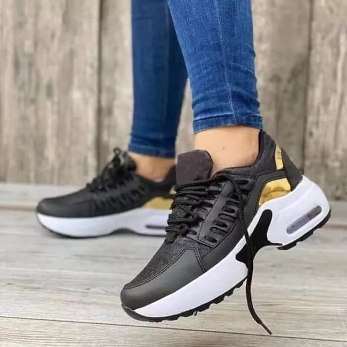 Scarpe comode da donna con suola memory | Vestibilità ergonomica e tessuto traspirante | Antiscivolo, leggere e ammortizzanti, EU 35–44