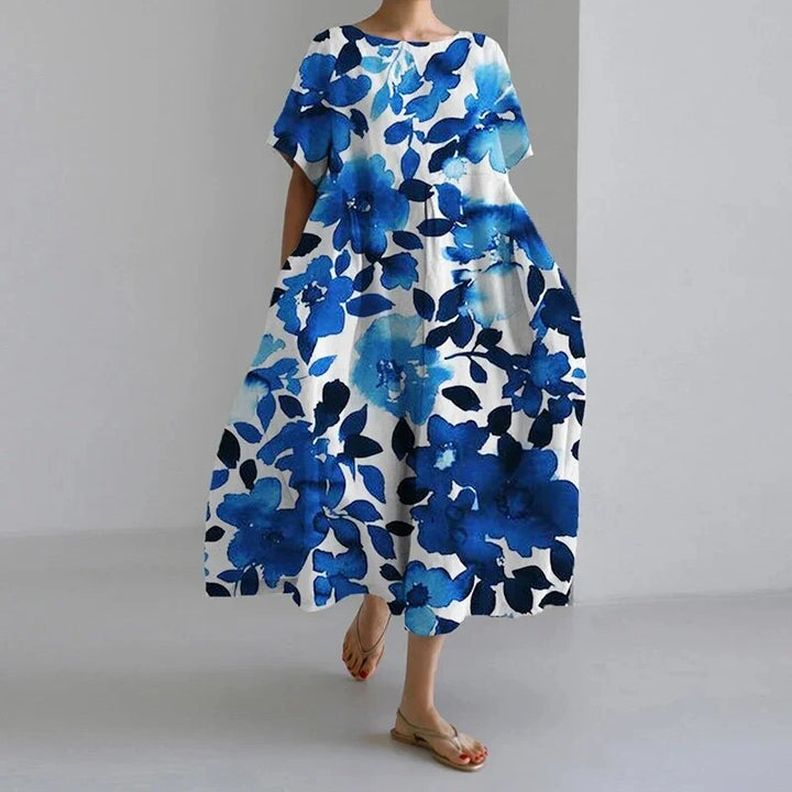 Amelia | Bohemian Blumen Damenkleid