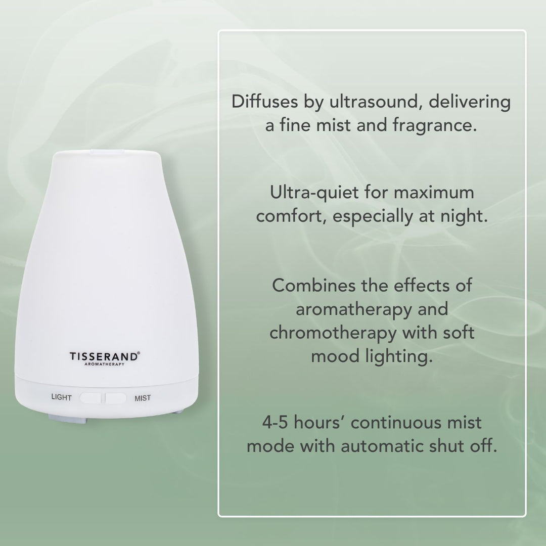 Aroma Diffuser | Ultraschall Duftdiffuser für ätherische Öle mit LED-Beleuchtung