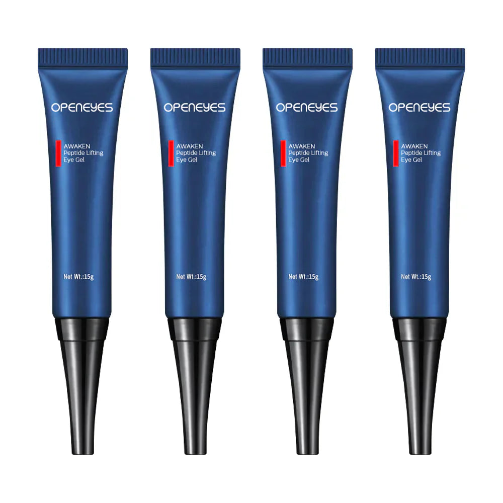 Gel contorno occhi lifting peptidico contro occhiaie e gonfiori | con acido kojico e caffeina | leviga le linee sottili, rassoda e idrata | 1+1 Gratis