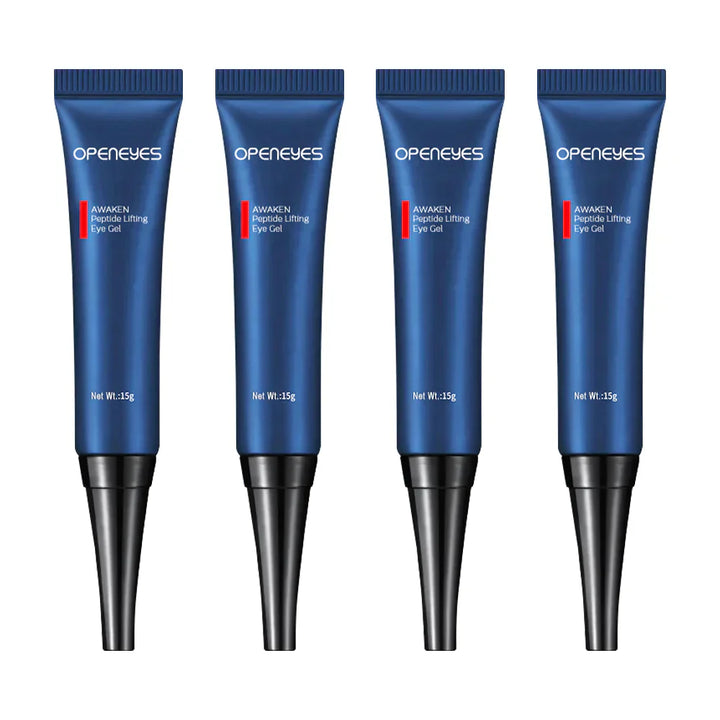 Gel contorno occhi lifting peptidico contro occhiaie e gonfiori | con acido kojico e caffeina | leviga le linee sottili, rassoda e idrata | 1+1 Gratis