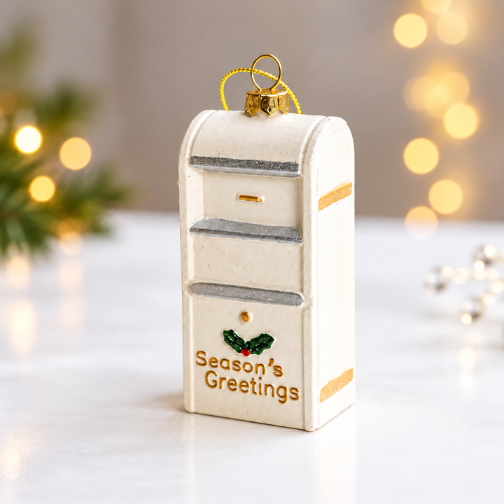 Weihnachtsanhänger | Christbaumschmuck mit verschiedenen Wintermotiven, Aufhängeschlaufe und dekorativen Details für festliche Weihnachtsdeko