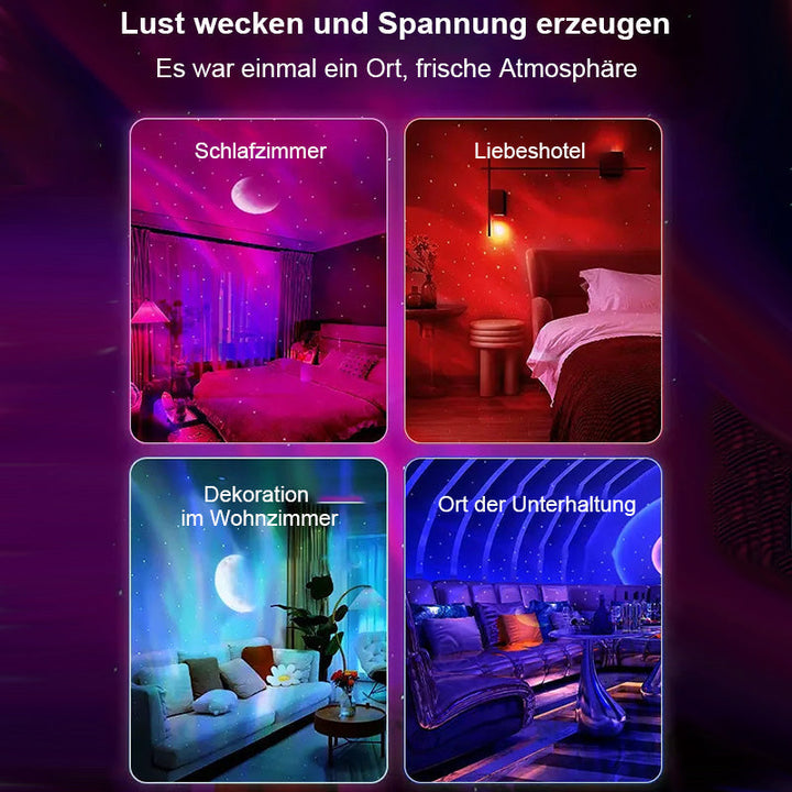 Sternenhimmel Projektor | Atmosphärische Lichtprojektion für Schlafzimmer und Kinderzimmer, als Geschenk für besondere Anlässe