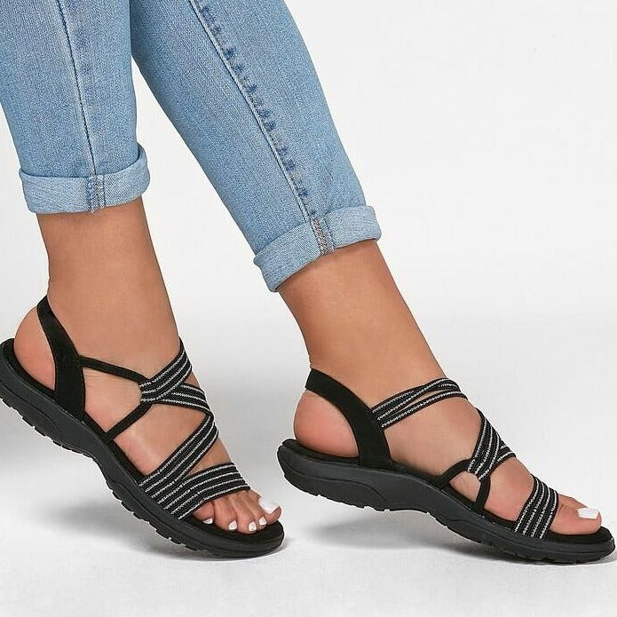 Damen Komfort-Sandalen mit rutschfester Sohle | Ergonomisch &amp; bequem für Sommer | Kathrin Sandalen