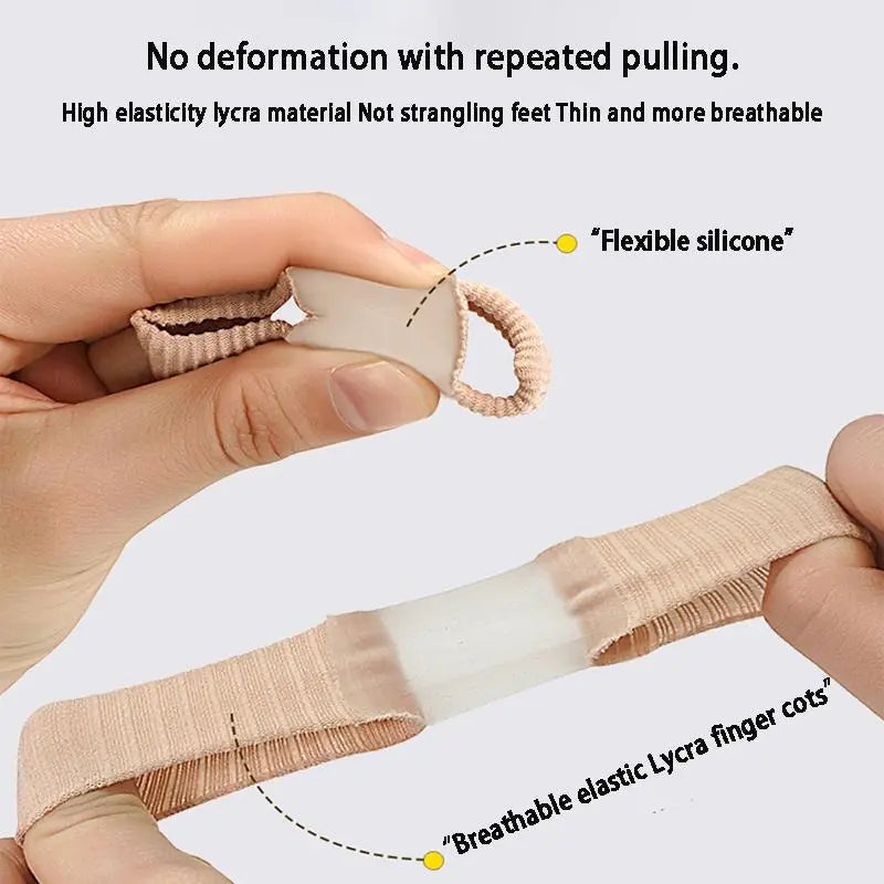 Premium Zehentrenner | Elastische Separatoren für Ballenzehen &amp; Fehlstellungen | Nylon &amp; SEBS