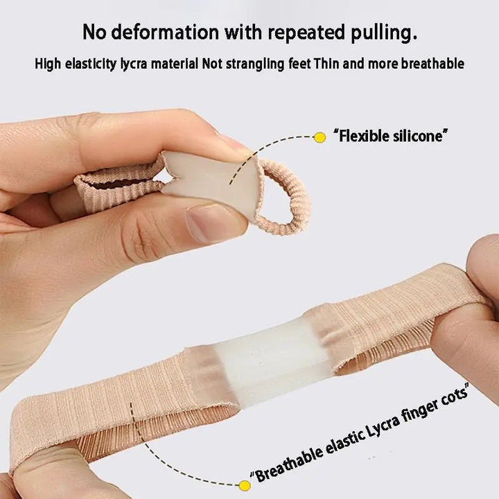 Premium Zehentrenner | Elastische Separatoren für Ballenzehen &amp; Fehlstellungen | Nylon &amp; SEBS