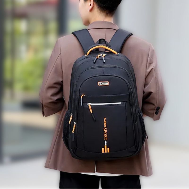 Herren Laptop Rucksack | Wasserabweisender Business-Rucksack mit 15,6-Zoll-Laptopfach &amp; USB-Ladeanschluss