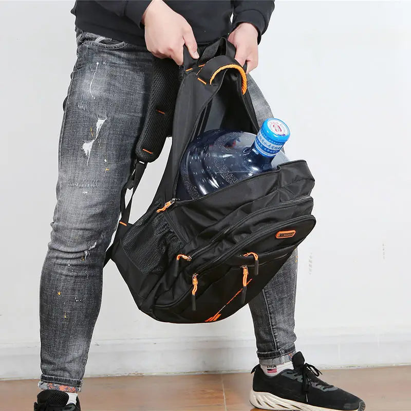 Herren Laptop Rucksack | Wasserabweisender Business-Rucksack mit 15,6-Zoll-Laptopfach &amp; USB-Ladeanschluss