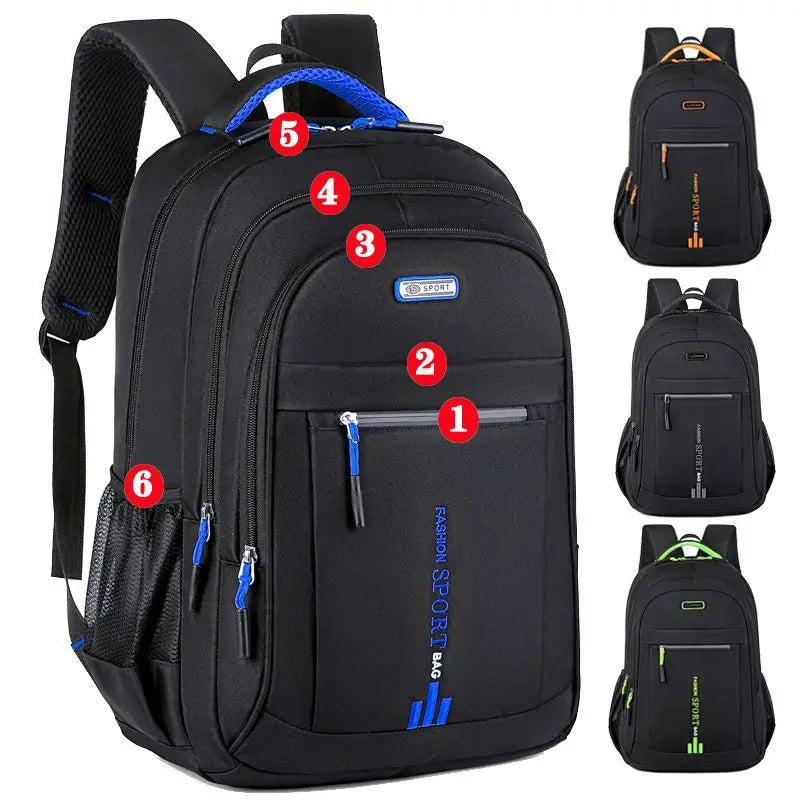 Herren Laptop Rucksack | Wasserabweisender Business-Rucksack mit 15,6-Zoll-Laptopfach &amp; USB-Ladeanschluss